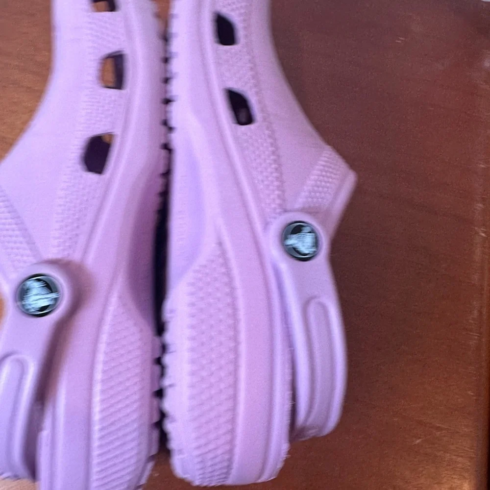 Pink CROCS Shoes Clogs size women's 8 USA